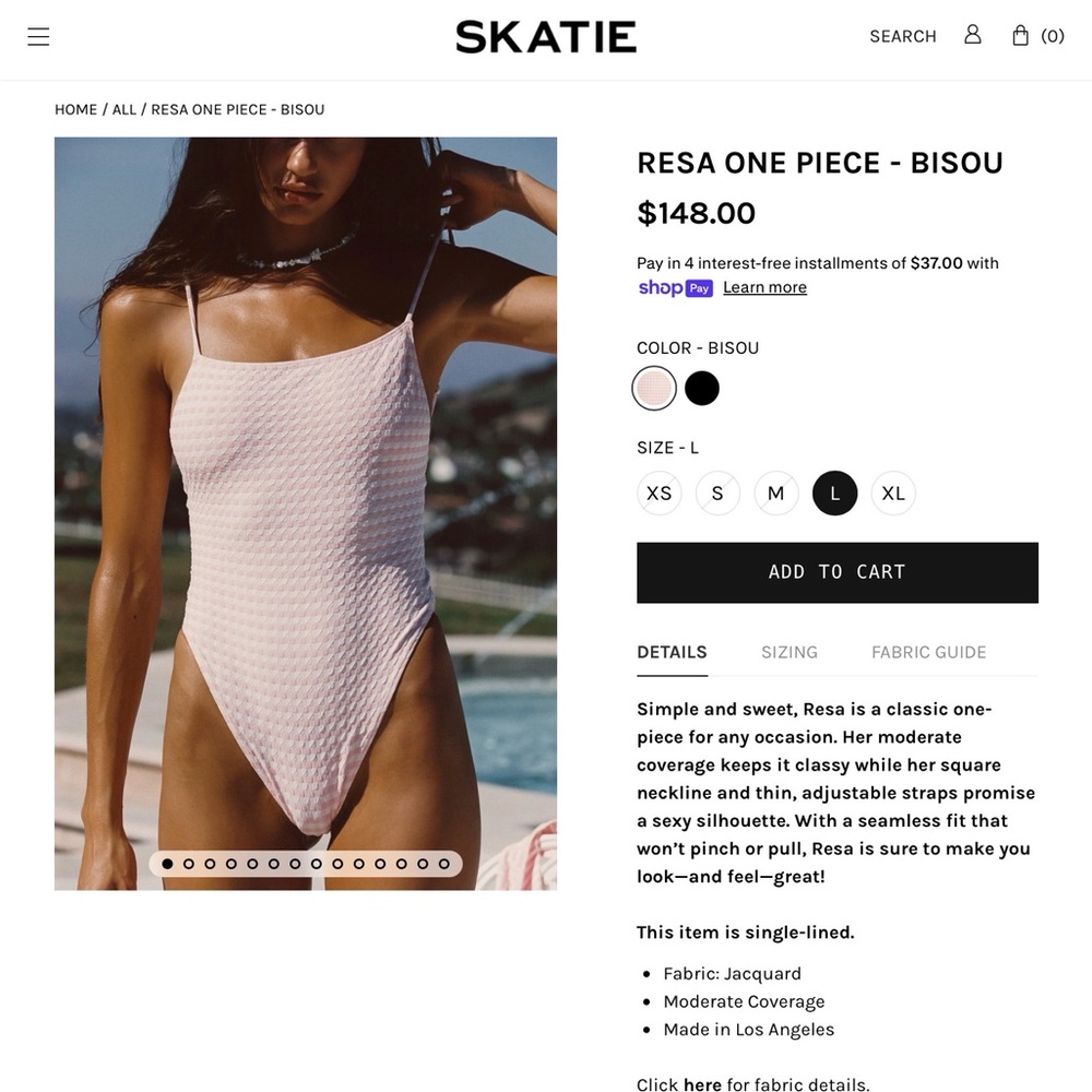 BRAND NEW Skatie Resa Palmero Limited Edition One Piece Swimsuit Size Small - Picture 7 of 7